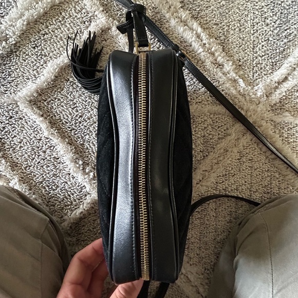 Lou YSL Suede Camera Crossbody Bag - Picture 4 of 14